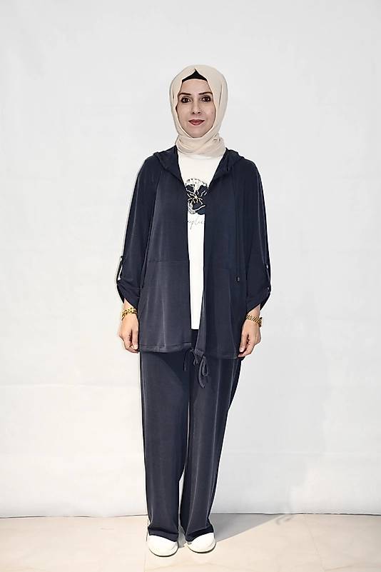 Modal Lacivert 3'lü Takım