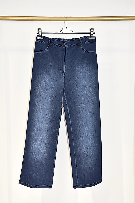 Oval Cep Geniş Paça Pantolon