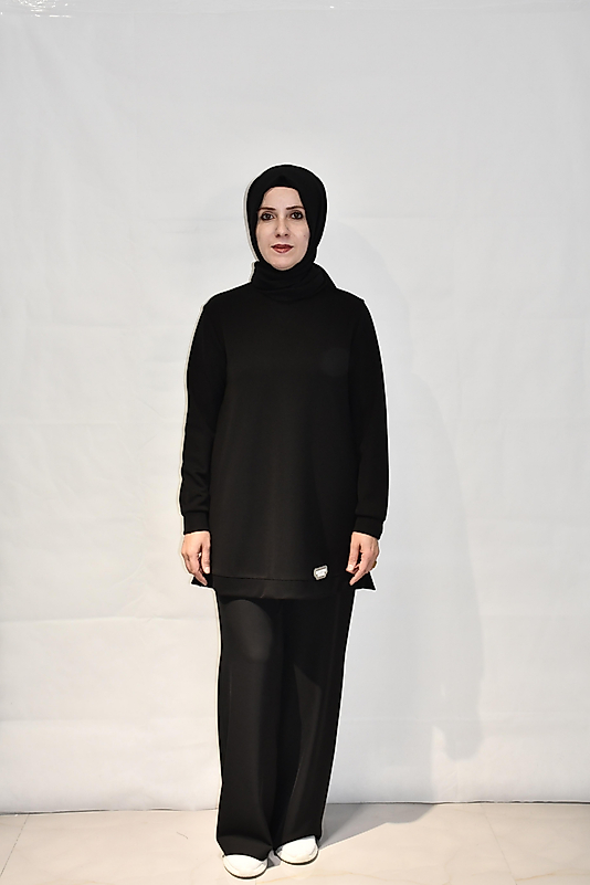 Basic Siyah Tunik