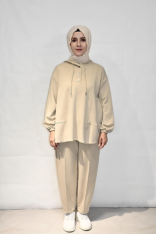 Yarım Patlı Kapşonlu Cupra Modal Takım