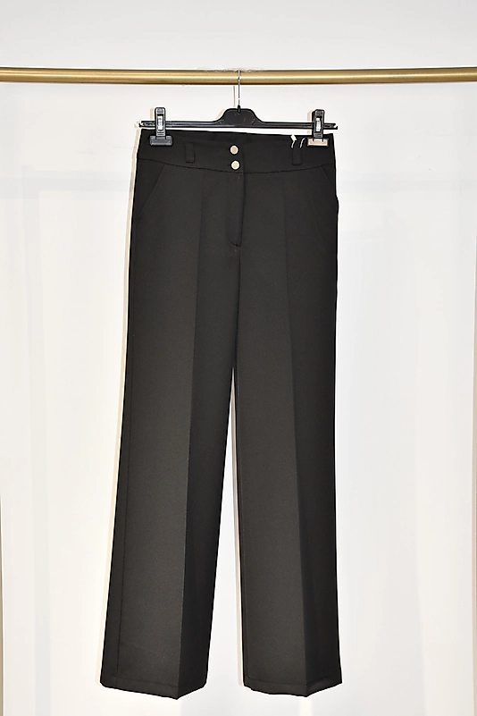 Siyah Palazzo Pantolon